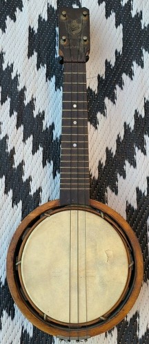 Antique keech banjulele banjo - banjulele,
