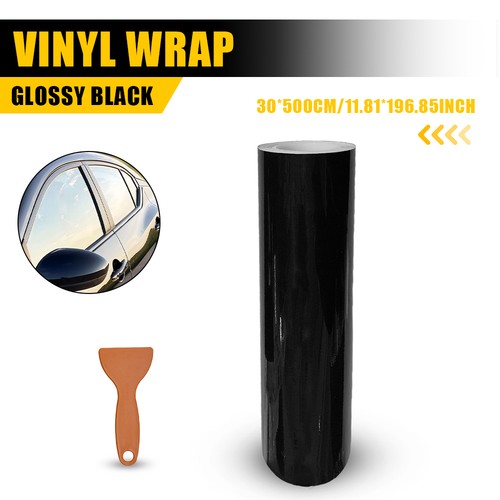 300mm gloss black vinyl - 300mm, x