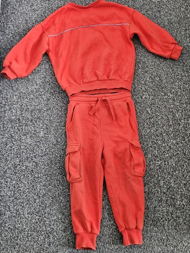 George bright orange tracksuit - george,