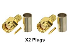 Male SMA Crimp Plugs For RG58