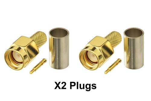 Male sma crimp plugs for - male,