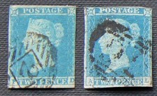 GB QV 1841 2d 2 penny blue