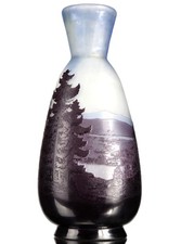 Emile Gallé Sublime Vase Blue