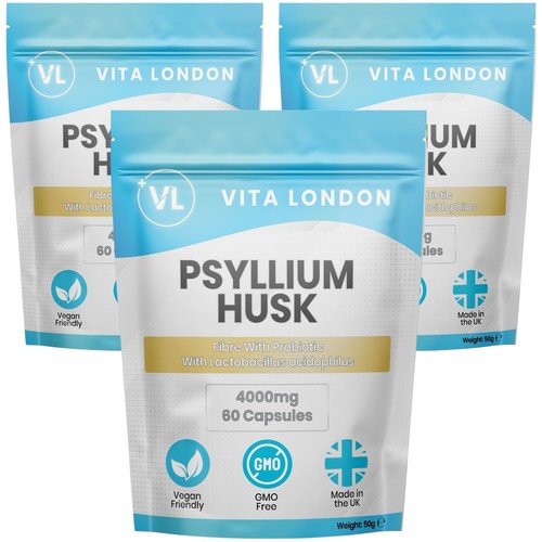 Psyllium husk capsules fibre - psyllium,