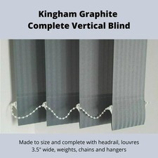 Kingham Graphite Vertical