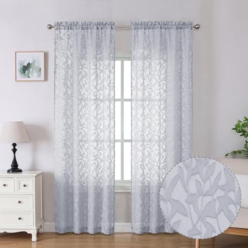 Leia sheer curtains inches - , 90
