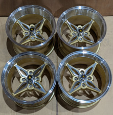 Autostar 14" Kanji 4x100 Staggered et -5/-13 alloys fit Mazda MX5 wide arch body