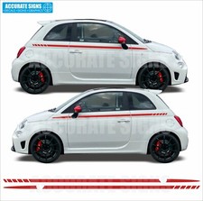 Side stripes for Fiat 500 595