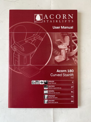 Acorn 180 curved stairlift - curved,