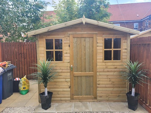 Shed summerhouse apex garden - summerhouse,