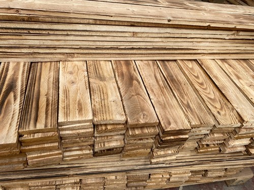 New scorched wood cladding - wood, cladding-