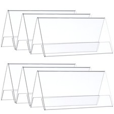  6 Pcs A4 Acrylic Sign Holder