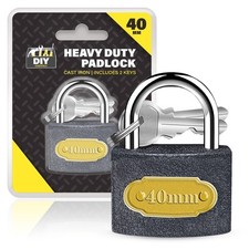 2pk Padlock 40mm Heavy Duty