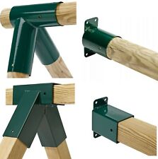 SWING CORNER METAL BRACKET SQUARE/ROUND  FOR WOODEN CLIMBING FRAME PLAYHOUSE NEW
