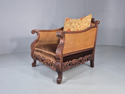 Vintage danish oak lounge - danish,
