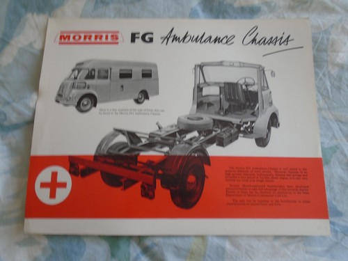 Morris ambulance chassis - fg,