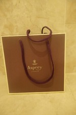 Asprey Bond Street London Empty Gift Bag 18cm x 18cm x 8cm Brand New