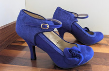 Ruby Shoo Anna purple faux