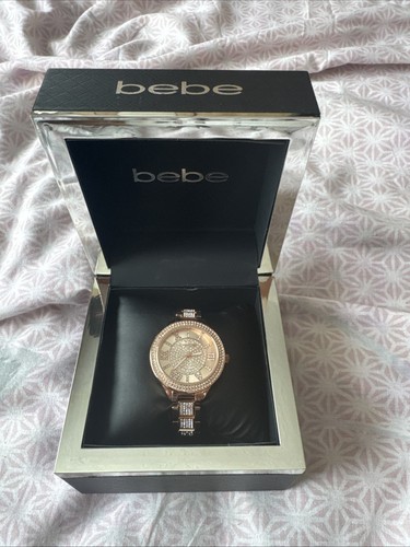 Bebe rose gold watch women - gold, women's