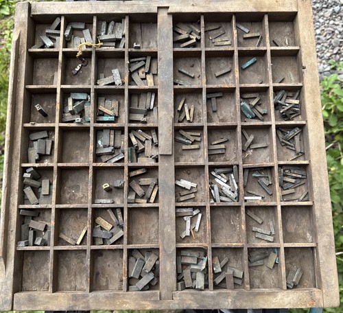 Vintage letterpress drawer - vintage,
