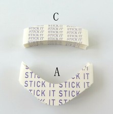 Sunshine Stick It Tape Toupee Wig Attachment Hair Front Shape A C Tape 40pcs