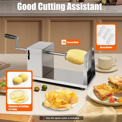 Spiral potato slicer fruit - spiral,