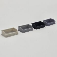 N Gauge Ballast Bins 1/148