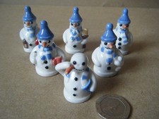 Rare Wade "BLUE HAT SNOWMEN