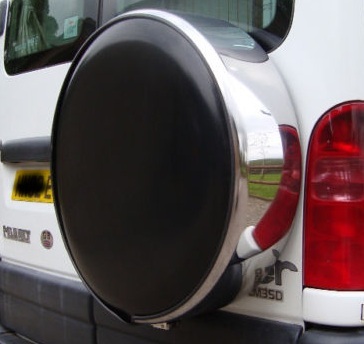 Stainless steel 4x4 rear spare - stainless,