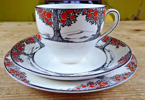 Vintage art deco crown - art, ducal