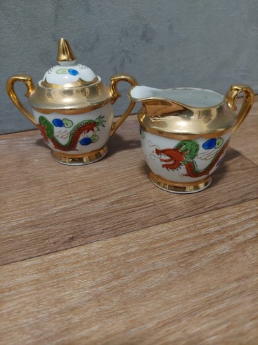 Vintage chinese sugar bowl - vintage,