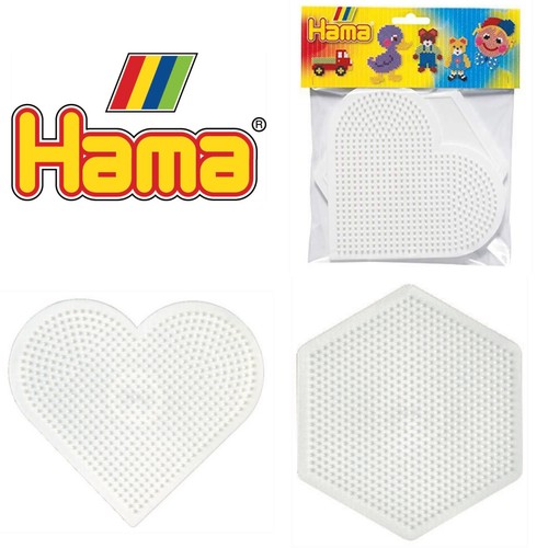 Large white hama beads - x2,