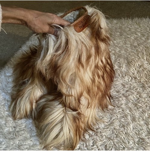 Vtg vera pella goat fur - pella,