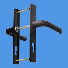 HOPPE BLACK  UPVC DOOR HANDLE