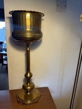 Vintage Brass Pedestal Floor
