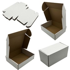 WHITE POSTAL BOXES - CARDBOARD