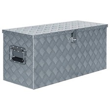 Truck Trailer Storage Aluminium Alloy Chequer Plate Tool Box Organiser Portable