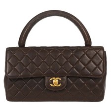 Chanel Brown Lambskin Handbag