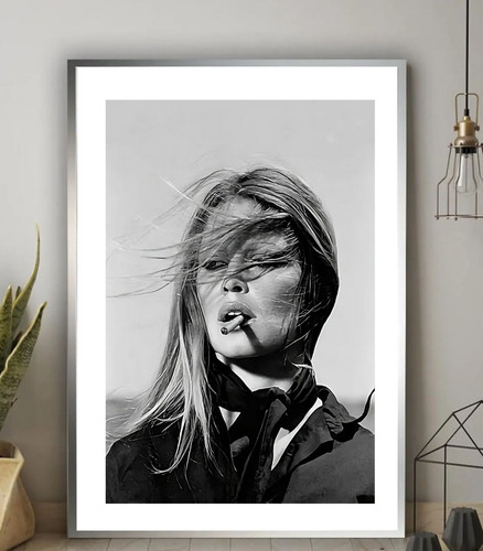 Iconic brigitte bardot smoking - iconic,