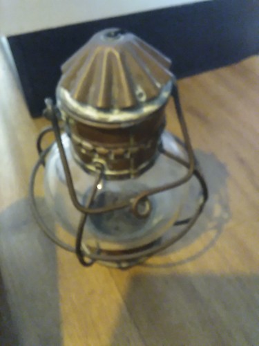 Antique ship lamp - antique,