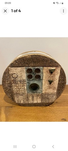 Troika pottery medium size - pottery,