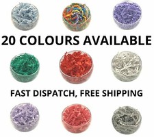 CRINKLE SHREDDED PAPER COLOURED Zig Zag Kraft Gift Hamper Filler Shred Packaging