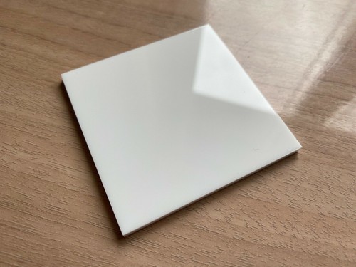 Square white acrylic - square, perspex