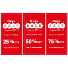 HUGE SALE NOW ON 25% - 50% -