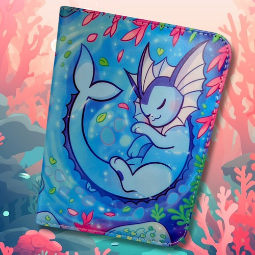 Pokemon card vaporeon binder - vaporeon,
