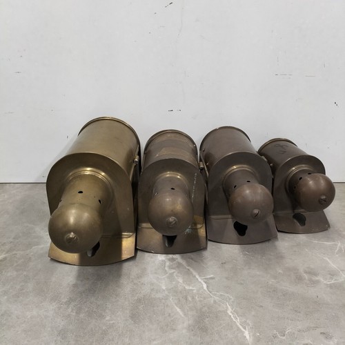 Set brass marine lanterns - 4,
