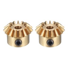 2pcs Bevel Gear Tapered Bevel