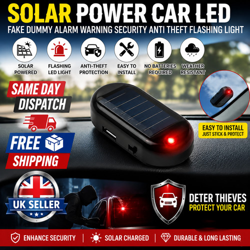 Solar power car led - car,