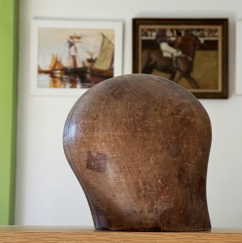 Antique wooden millinery - millinery, hat