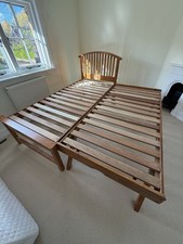 Solid wood oak guest bed with lifting trundle – premium Willis & Gambier build
